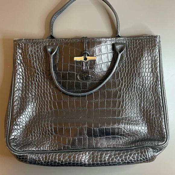 Longchamp leather handbag - Picture 1 of 2